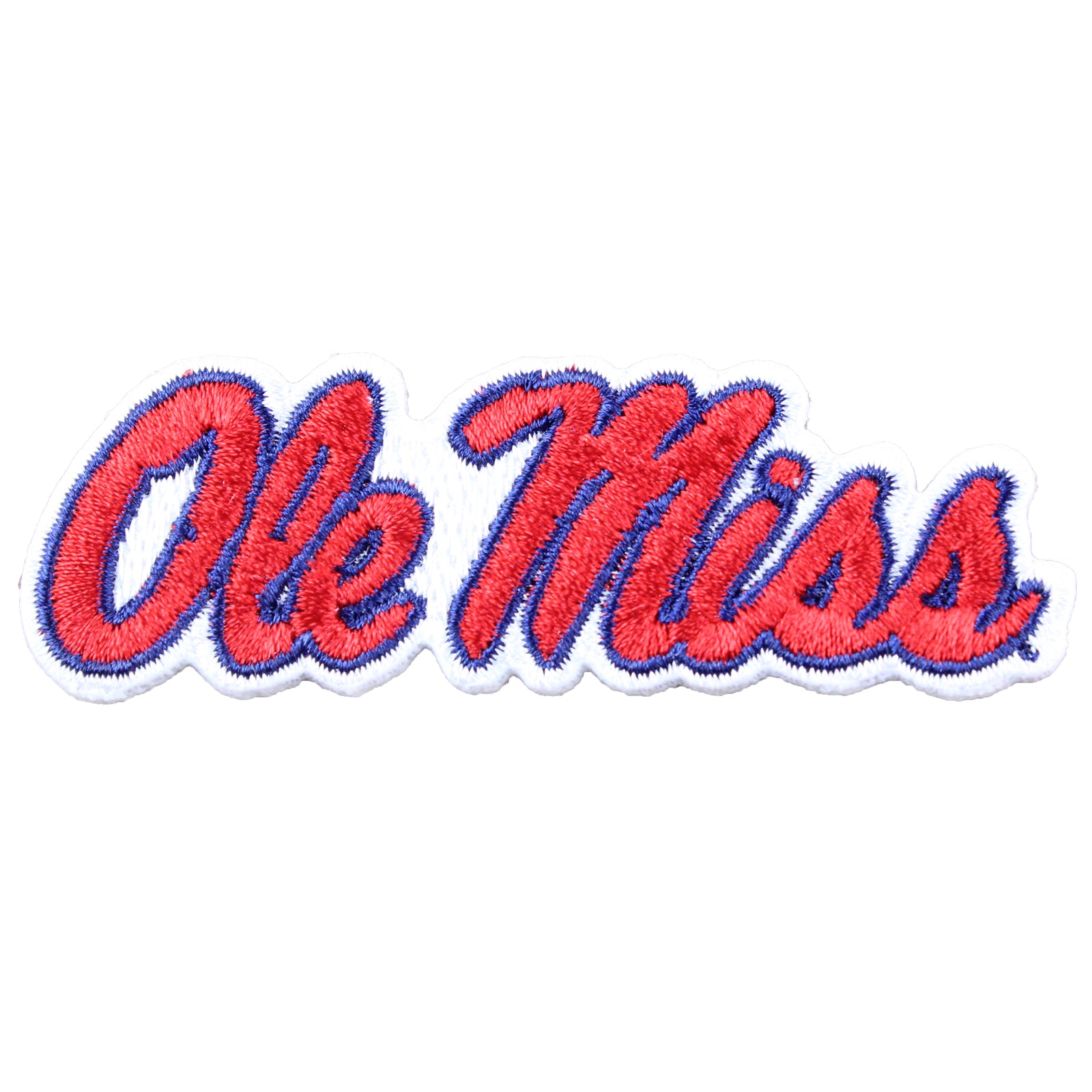 Ole Miss Rebels Logo Iron On Embroidered Patch 