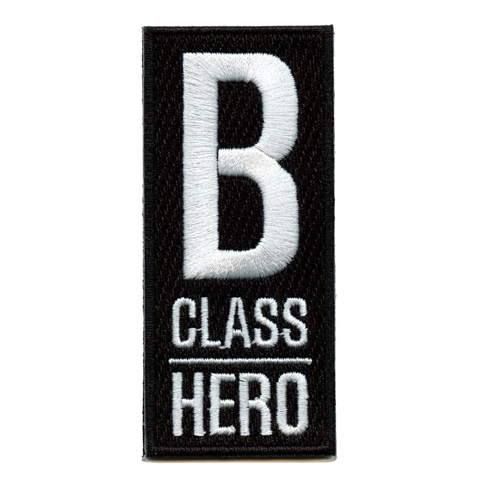 One Punch Man Anime B-Class Hero Embroidered Iron On Patch 