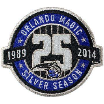 Orlando Magics 25th Anniversary Logo Patch (2013-14) 