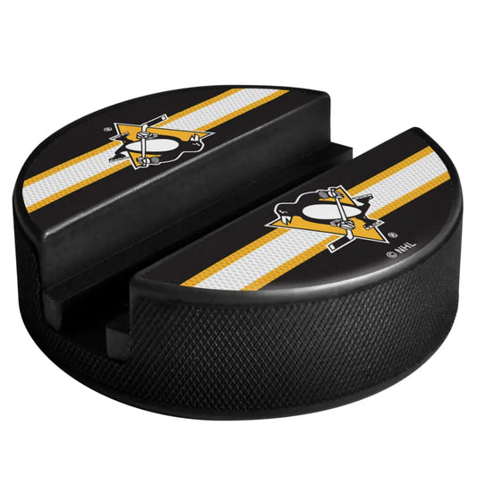 Pittsburgh Penguins Phone Device Hockey Puck Holder 