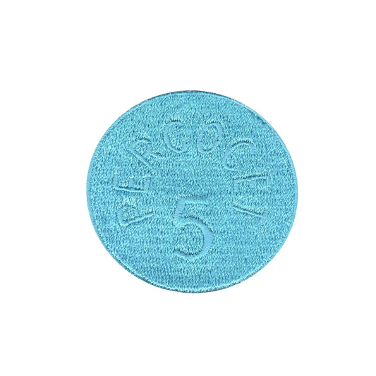 Percocet Pill Emoji Iron On Embroidered Patch 