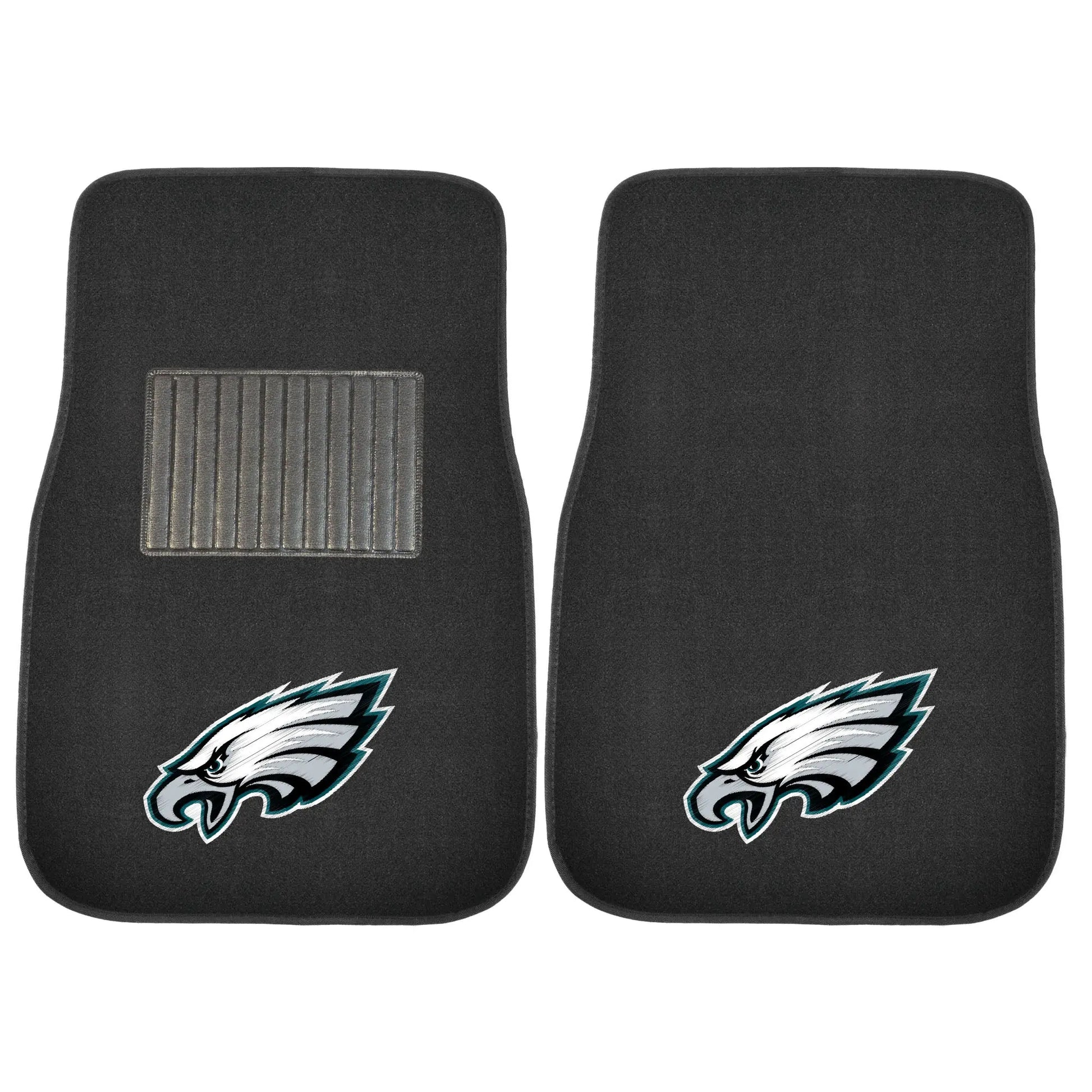 Philadelphia Eagles 2-Piece 17 in. x 25.5 in. Carpet Embroidered Car Mat 