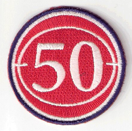 50th Anniversary Plain Patch