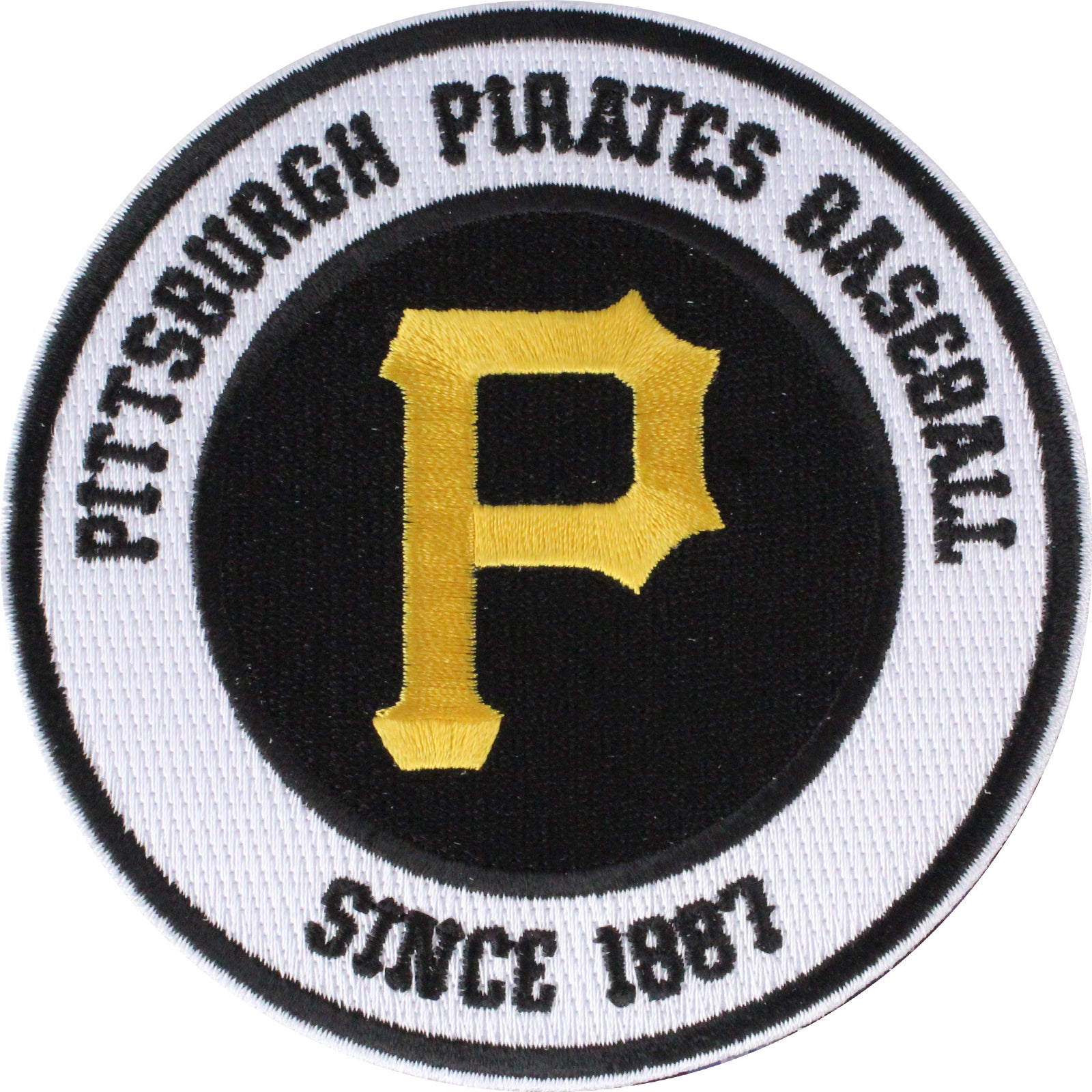 Pittsburgh Pirates Round Secondary Team Logo Patch 