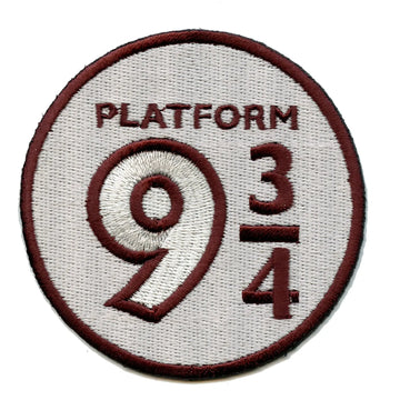 Harry Potter Platform 9 3-4 Sign Logo Patch 