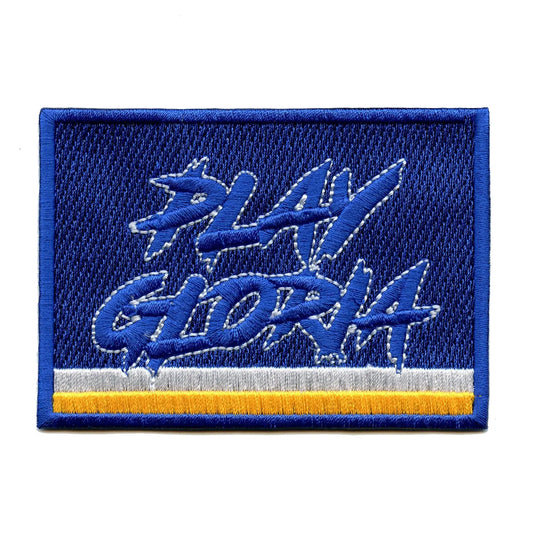 St Louis 'Play Gloria' Hockey Embroidered Iron-on Patch 