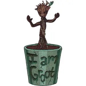 Guardians Of The Galaxy I Am Groot Iron on Patch 