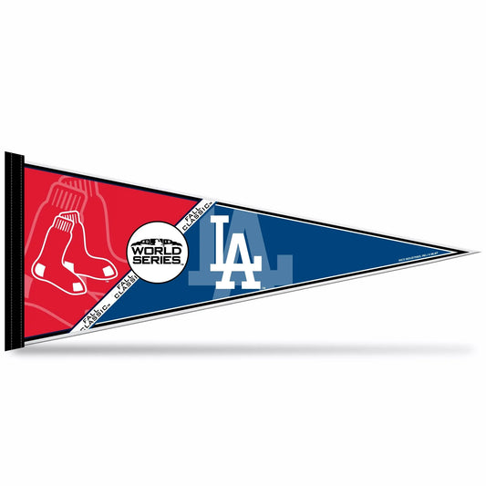 2018 MLB World Series Dueling Pennant Boston Red Sox Los Angeles Dodgers (RICO) 