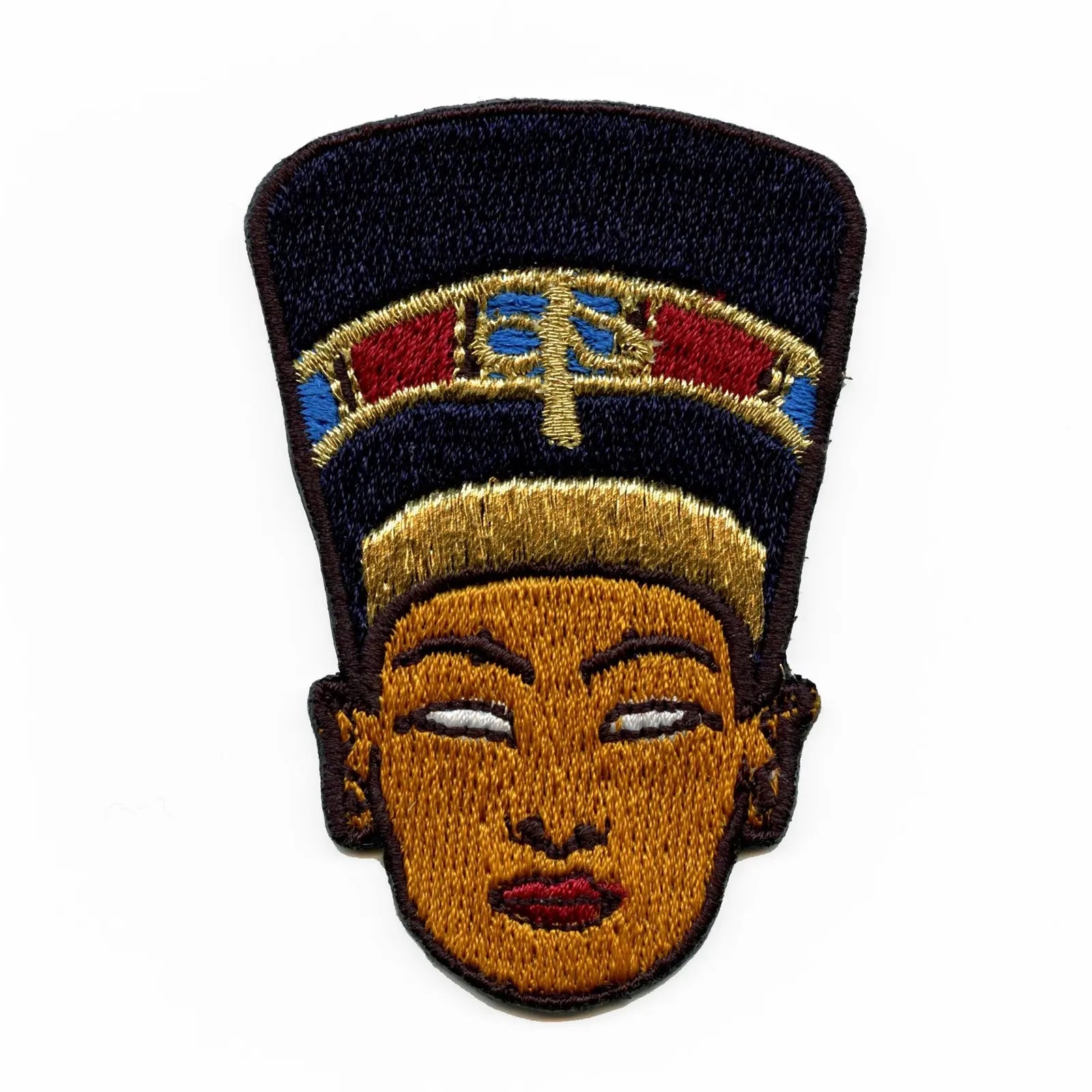 Queen Nefertiti Front View Iron On Patch 