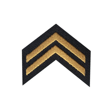 Corporal Embroidered Iron On Patch 