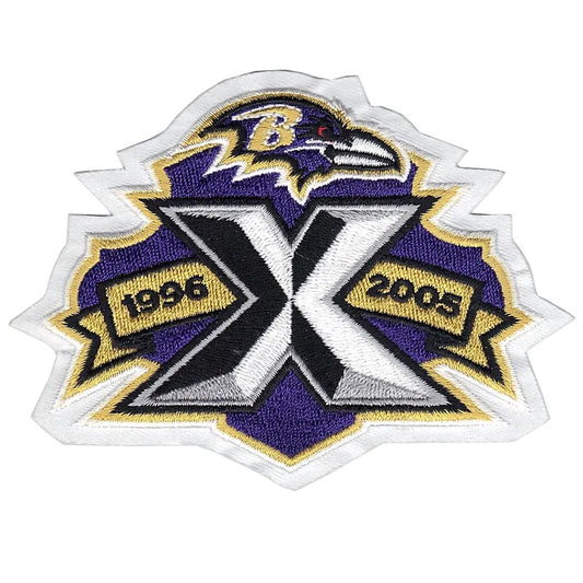Baltimore Ravens 10th Anniversary Jersey Patch 