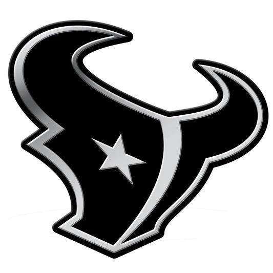 Houston Texans Car 3D Chrome Auto Emblem (RICO) 