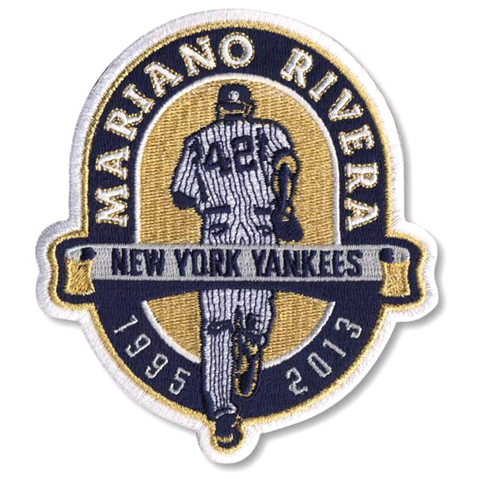 Mariano Rivera Retirement New York Yankees Logo Patch (2013) 