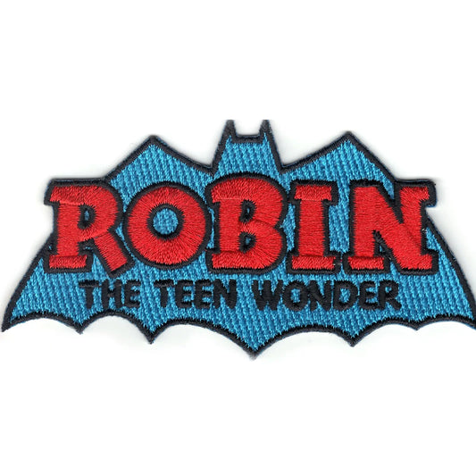 Dc Comics Robin 'The Teen Wonder' Iron on Patch 