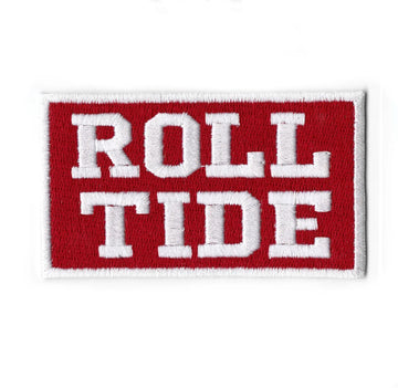 Alabama State 'Roll Tide' Patch College Sports Logo Embroidered Iron On 