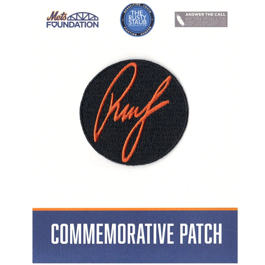 Official Rusty Staub New York Mets Memorial Patch (2018) 