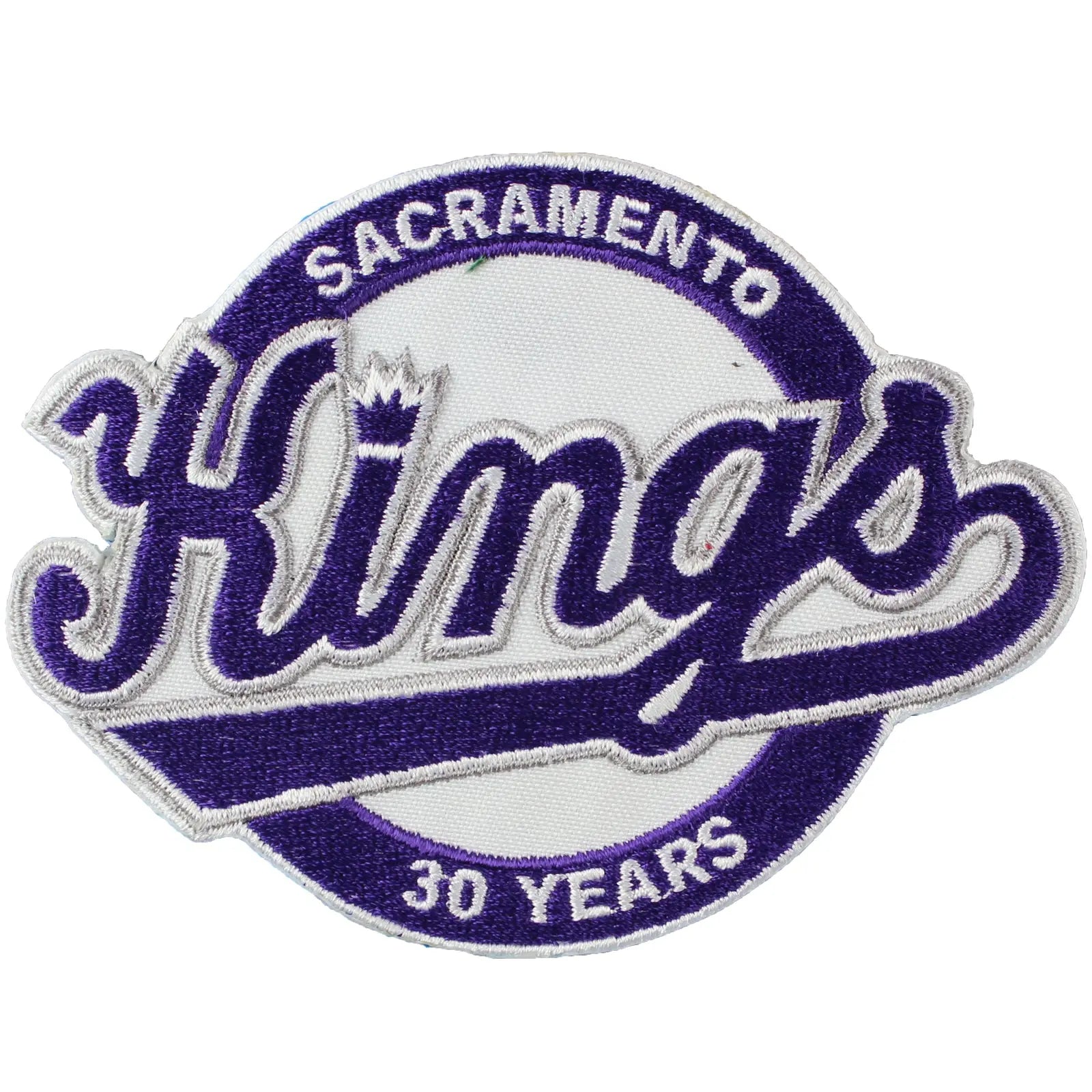 Sacramento Kings 30th Team Anniversary Season Logo Patch (2014) 