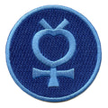Anime Sailor Moon: Sailor Mercury Icon Embroidered Iron On Patch 