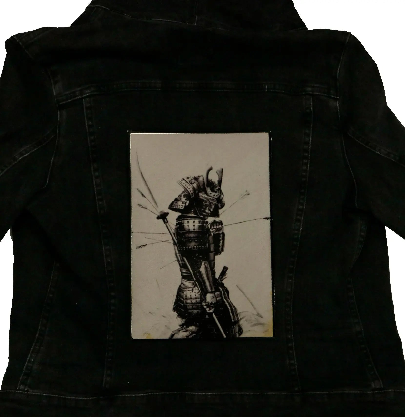 Japanese Bushi Samurai Arrows FotoPatch Jacket XL Embroidered  Iron-on 