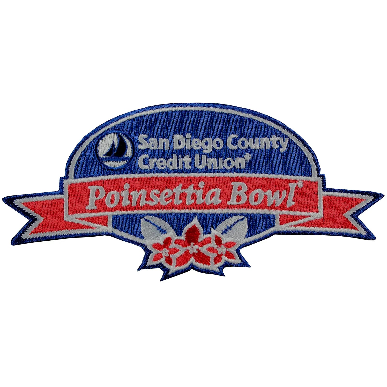 San Diego County Credit Union Poinsettia Game Jersey Patch Boise State vs. Northern Illionois (2015) 