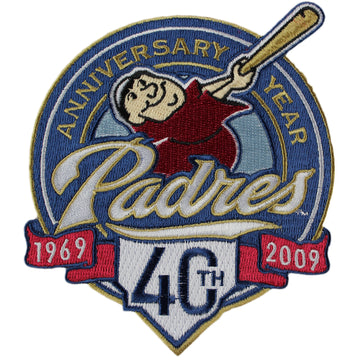 2009 San Diego Padres 40th Anniversary Patch 
