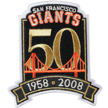2008 San Francisco Giants 50th Anniversary Jersey Patch 