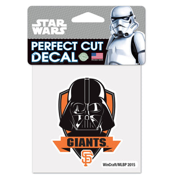 San Francisco Giants Darth Vader Star Wars Logo Perfect Cut Decal 
