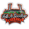 1999 San Francisco Giants Candlestick Park Closing Patch ('Tell It Goodbye') 