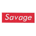 Savage Embroidered Iron On Patch