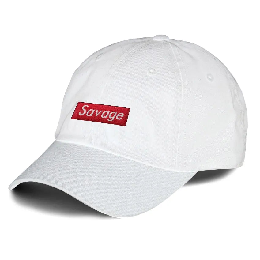 Savage Dad Hat Embroidered Curved Adjustable Baseball Cap 