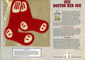 1932 Boston Red Sox Willabee & Ward Chenille Patch With Stat Card 