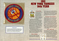 1952 New York Yankees 50th Year Willabee & Ward Patch With Stat Card 