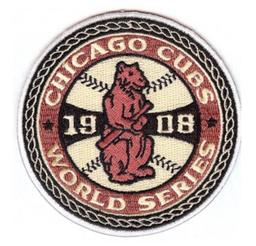 Cubs world series jersey patch best sale