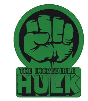 The Incredible Hulk Logo X-Large Logo Iron on Patch 