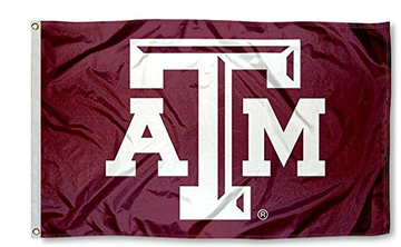 Texas A&M Aggies Team Logo Flag 3' X 5' 