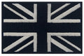 United Kingdom of Great Britain Embroidered Flag Tactical Patch Black and White