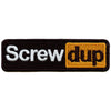ScrewDup Website Hub Parody Logo Embroidered Iron On Patch 