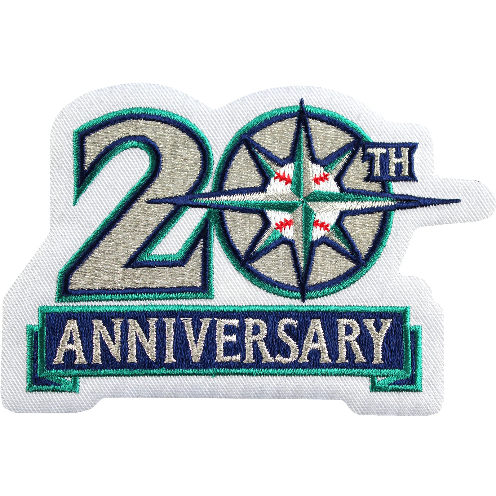 1996 Seattle Mariners 20th Anniversary Jersey Patch 