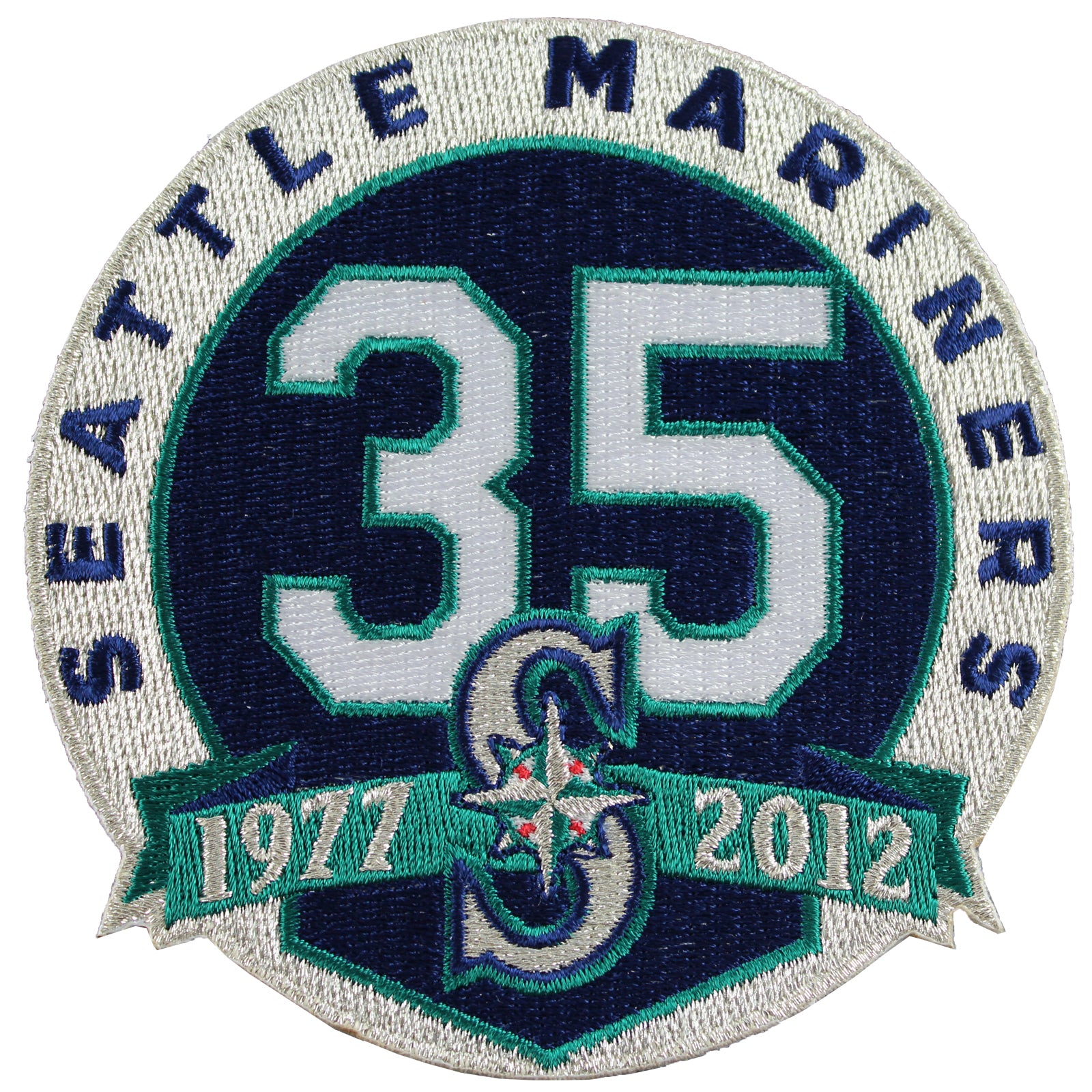 2012 Seattle Mariners 35th Anniversary Patch 