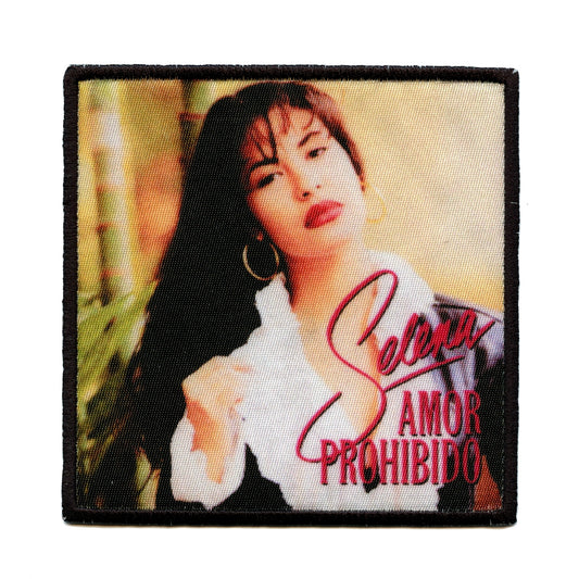 Selena Chicana Singer Portrait Amor Prohibido Foto Patch 
