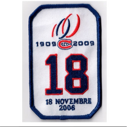 Montreal Canadiens Serge Savard #18 Retirement Jersey Patch 