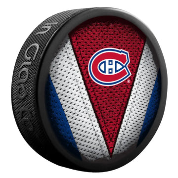 Montreal Canadiens NHL Collectors Stitch Hockey Game Puck 