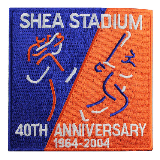 New York Mets Shea Stadium 40th Anniversary Patch (2004) 