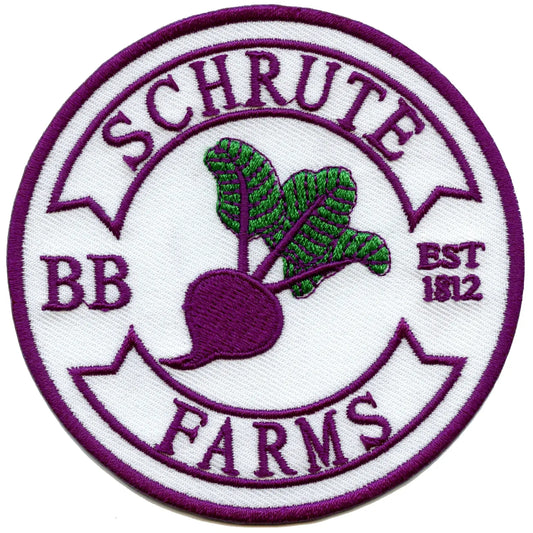 Beet Farm Bed And Breakfast Round Embroidered Iron On Patch 
