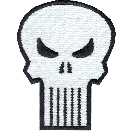 The Punisher Retro Skull Logo Iron on Patch 