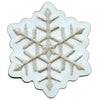 Snowflake Embroidered Iron On Patch 