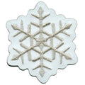 Snowflake Embroidered Iron On Patch 