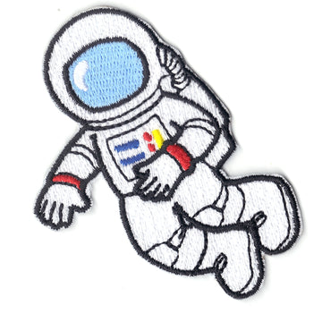 Floating Astronaut Iron On Patch 
