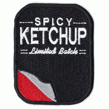 Spicy Ketchup Limited Edition Iron on Patch 