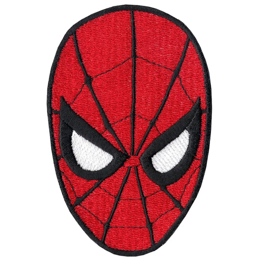 Marvel Comics The Amazing Spiderman Head Shot Mask Iron on Patch 
